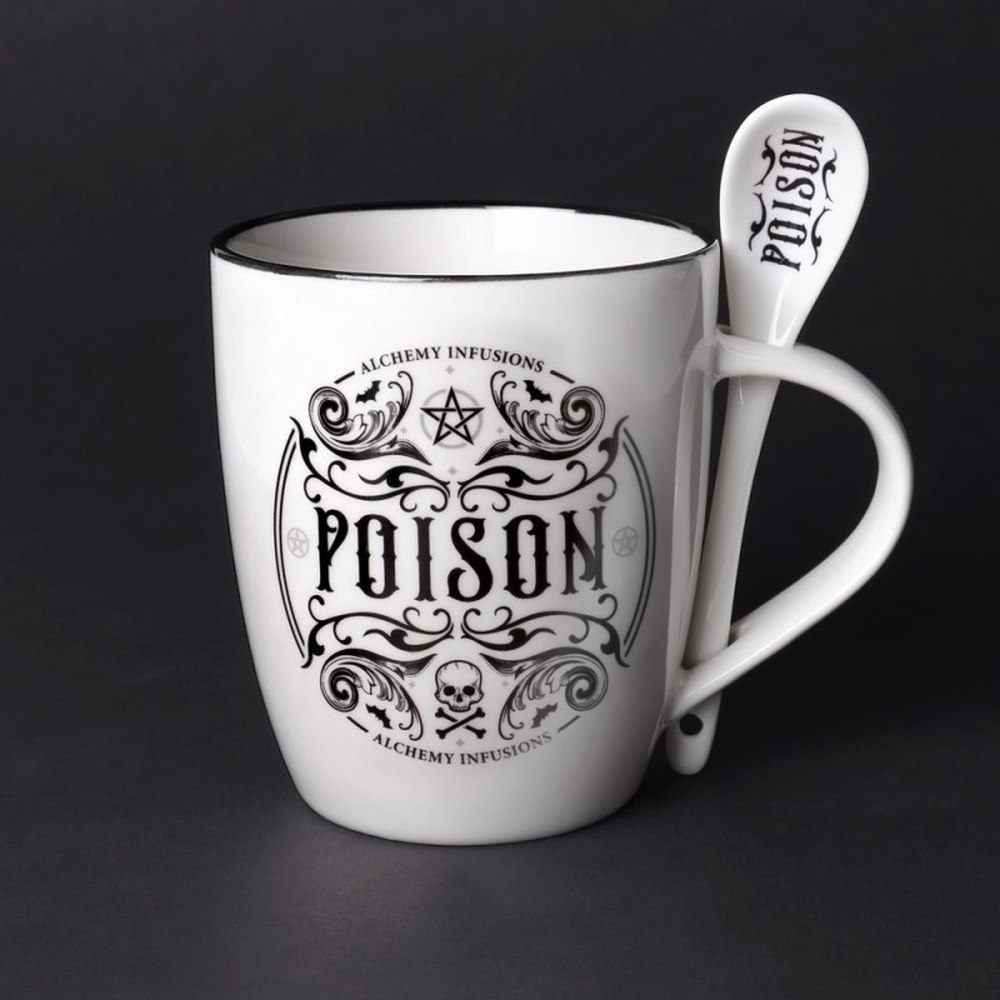 Alchemy - Poison Ensemble tasse et cuillère - Blanc